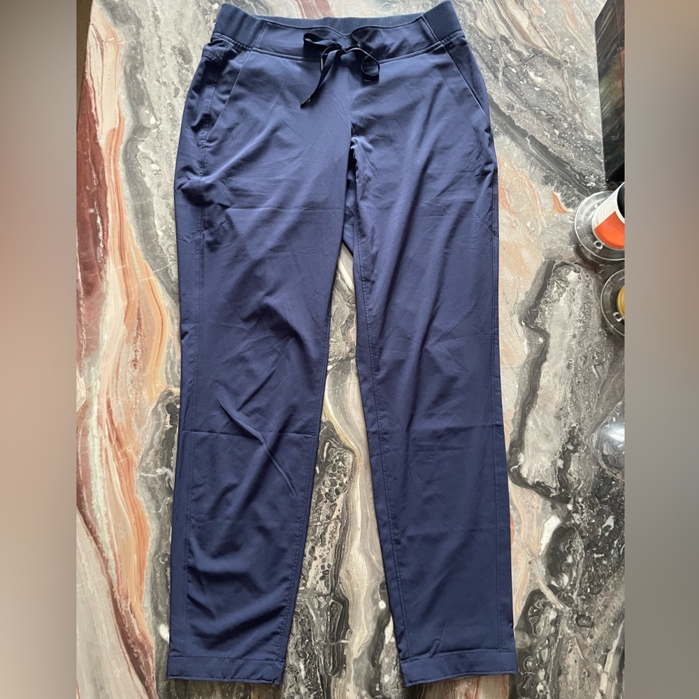 Athleta Blue Pants with Tie Waste